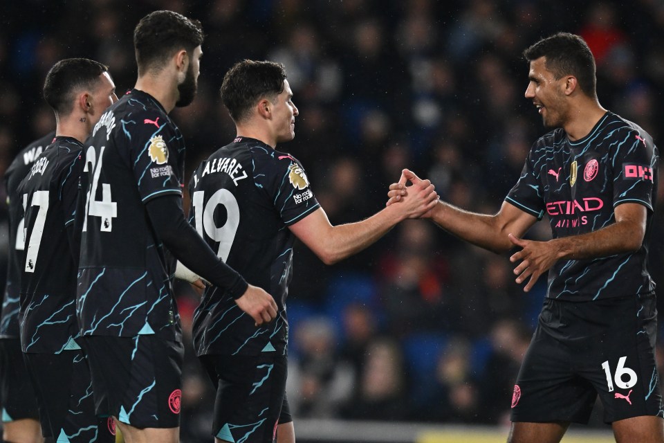 Alvarez helped Man City win the Treble