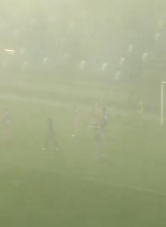 A huge downpour of rain forced Scotland vs Slovakia women to be suspended