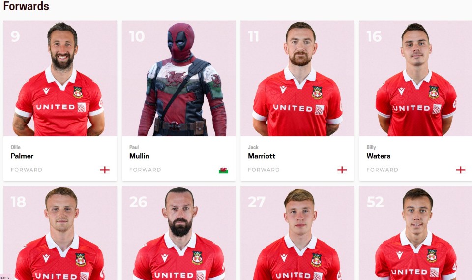 Fans have spotted that Wrexham ace Paul Mullins' player profile picture has been updated