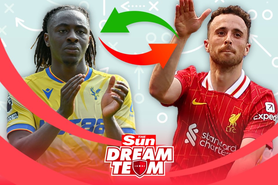 a poster for the sun dream team showing two soccer players
