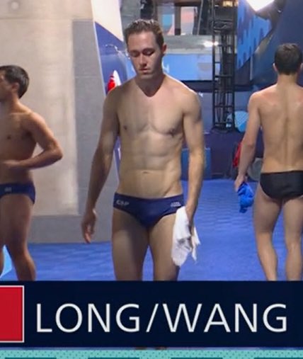 Nicolas Garcia had an awkward caption pop up underneath him
