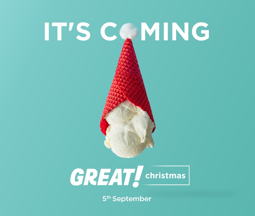 an advertisement for great christmas on september 5th