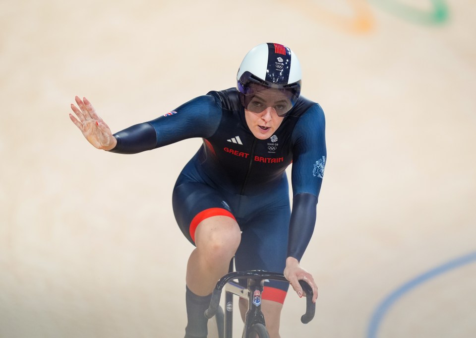 Track cyclist Katy Marchant won gold last night