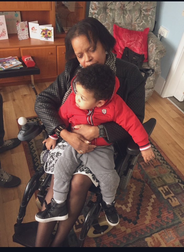 The JLS star claimed that his ill mother has been blocked from seeing her grandson
