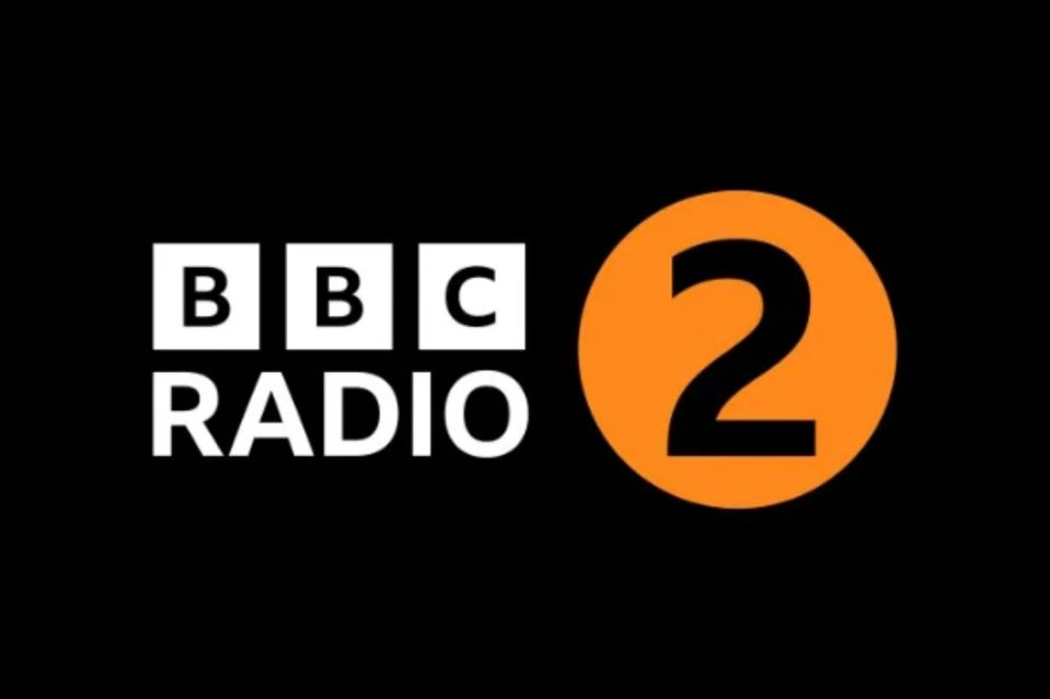 bbc radio 2 logo on a black background