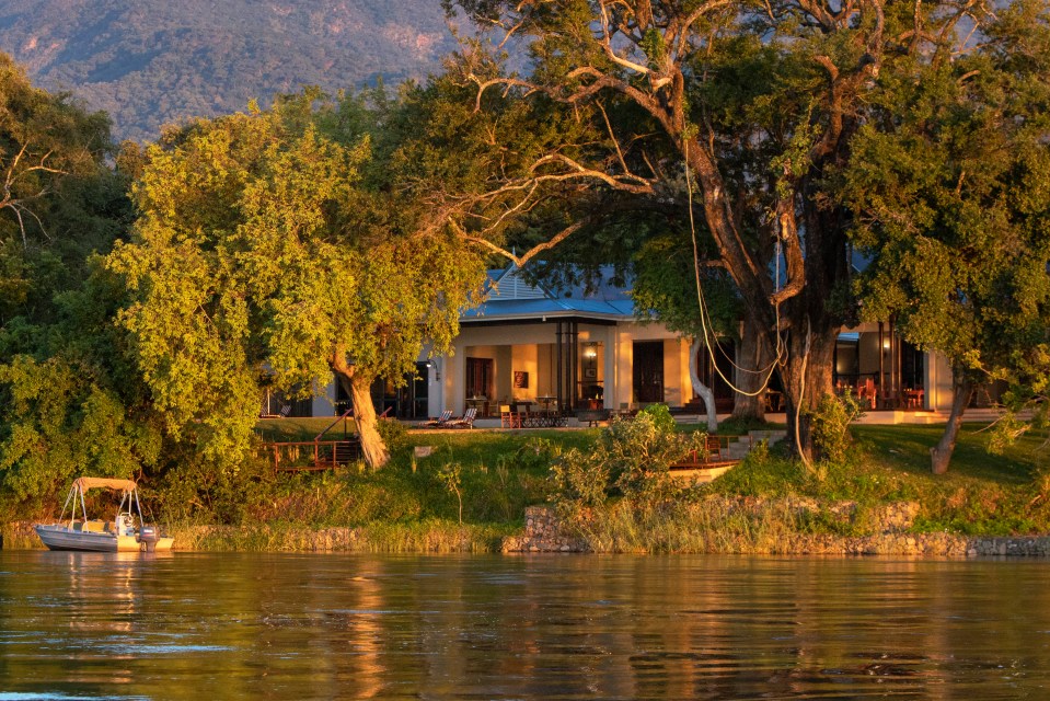 Get close to wildlife by staying at a riverside luxury chalet, you never know what you may see