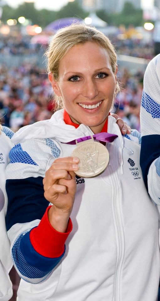 Anne's daughter Zara Tindall won a gold medal at the 2012 Olympics in London