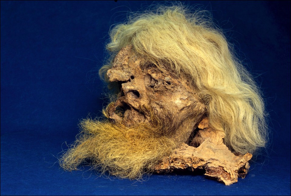 Miners first discovered the well preserved head of the first 'Saltman' in 1993