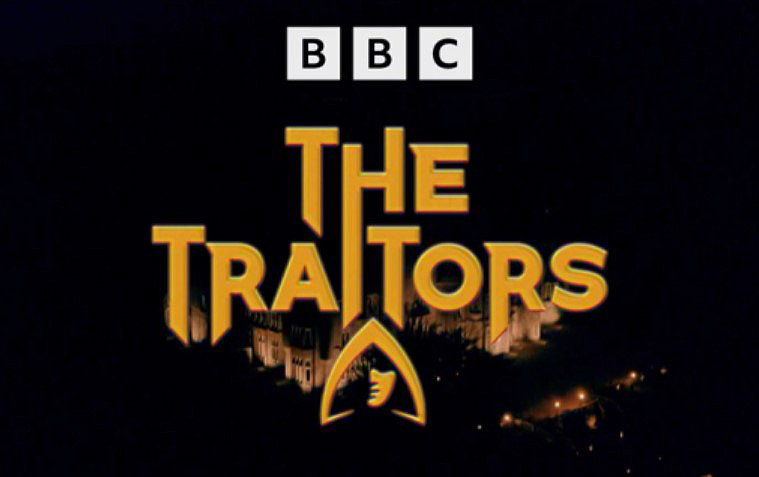 a poster for the bbc show the traitors