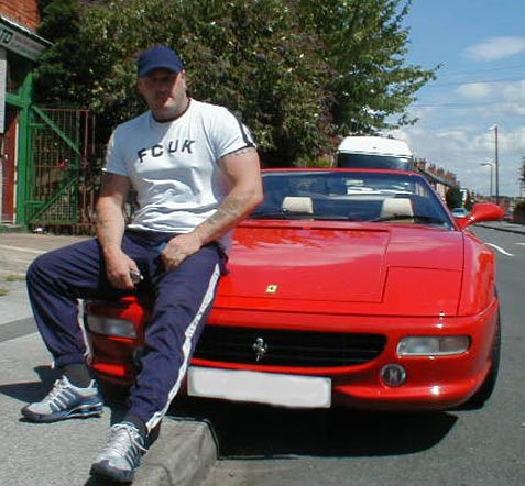 JAILED MURDERER - Colin Gunn as he appears on his Facebook site which the Governor of Long Lartin prison Ferdie Parker allowed him to use to communicate with friends and family. OPS:  Photos posted by Gunn on his site.