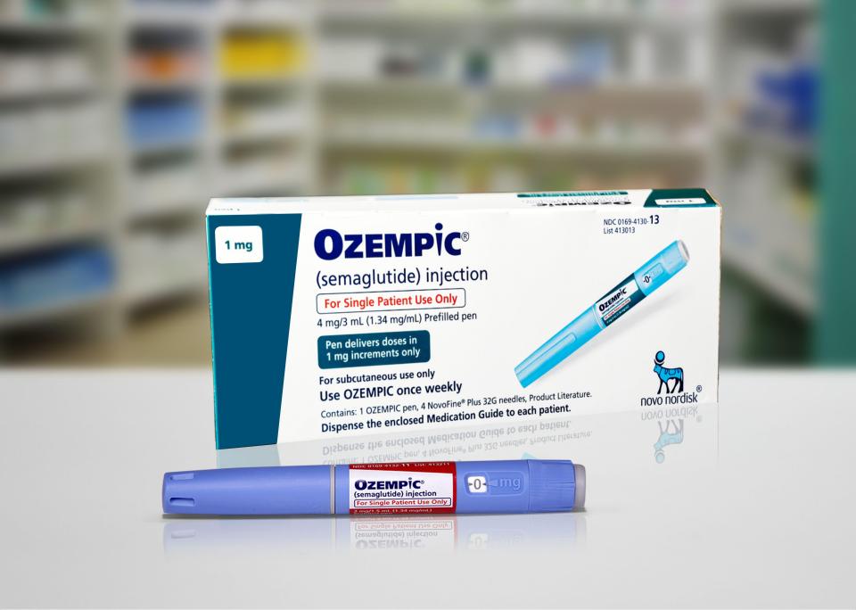 a box of ozempic semaglutide injection for single patient use only