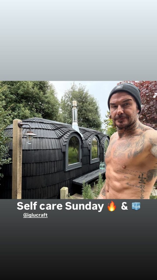 David Beckham: 'Self care Sunday', ,