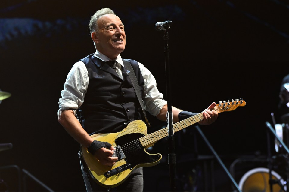 ASBURY PARK, NEW JERSEY - SEPTEMBER 15: Bruce Springsteen performs during the 2024 Sea.Hear.Now Festival on September 15, 2024 in Asbury Park, New Jersey. (Photo by Astrida Valigorsky/Getty Images)