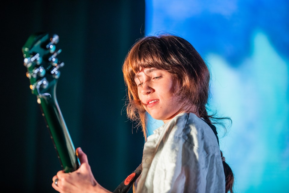 TORONTO, ONTARIO - JULY 26: Clairo performs on stage at HISTORY as part of "The Sling Tour" on July 26, 2022 in Toronto, Ontario. (Photo by Mathew Tsang/Getty Images)