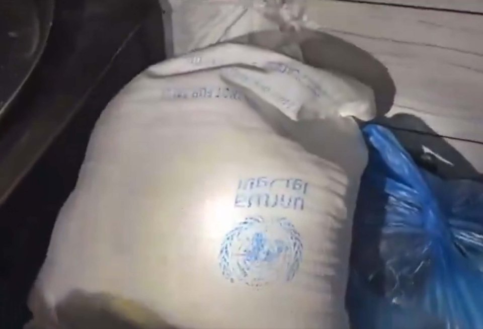 a white bag with the number 161 on it