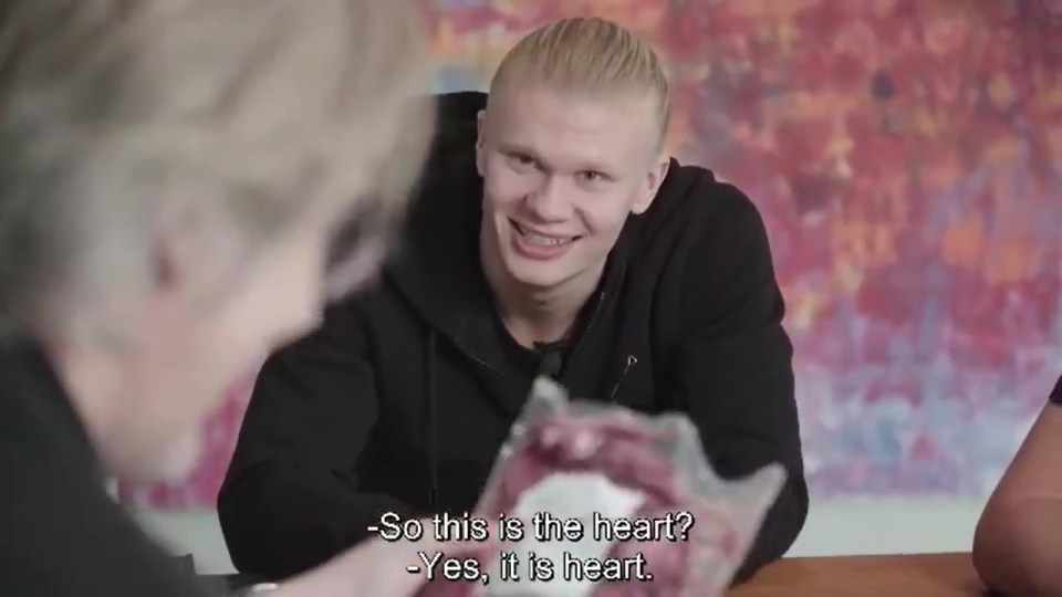 a man in a black hoodie says so this is the heart yes it is heart