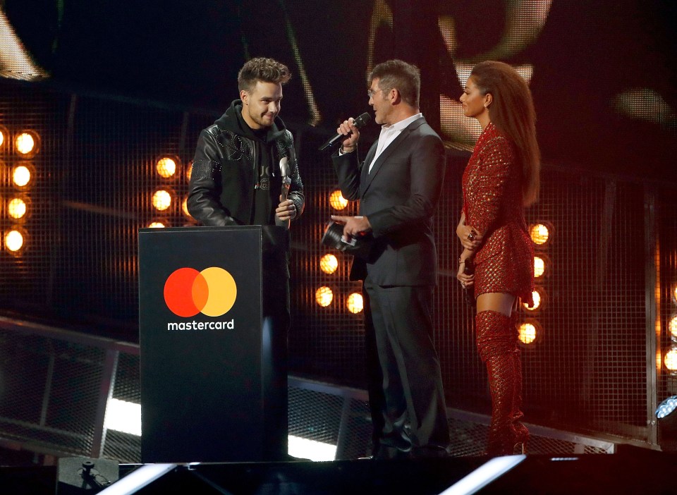 a podium with a mastercard logo on it