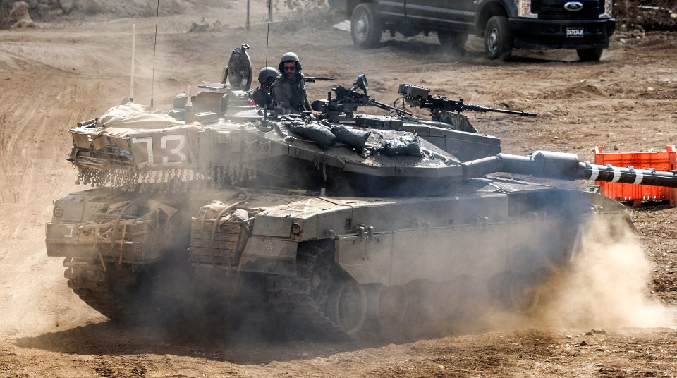 a military vehicle with the number 13 on it