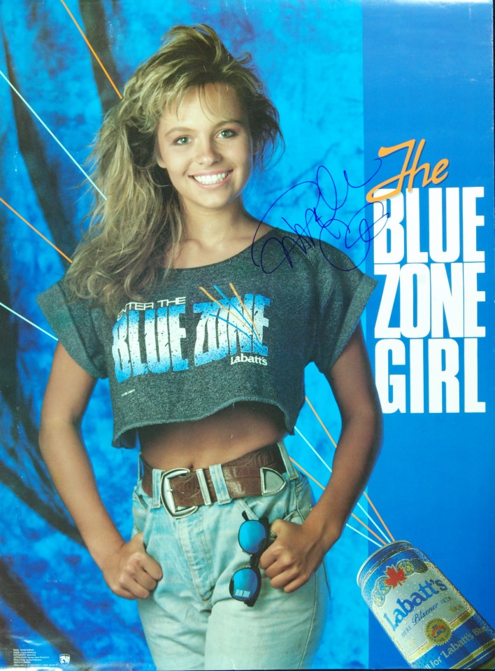 Pamela Anderson labatts beer