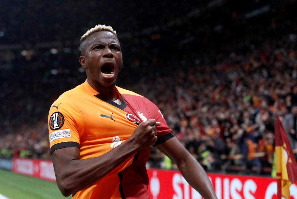 Victor Osimhen is also on United's shortlist with Napoli star currently on loan at Galatasaray