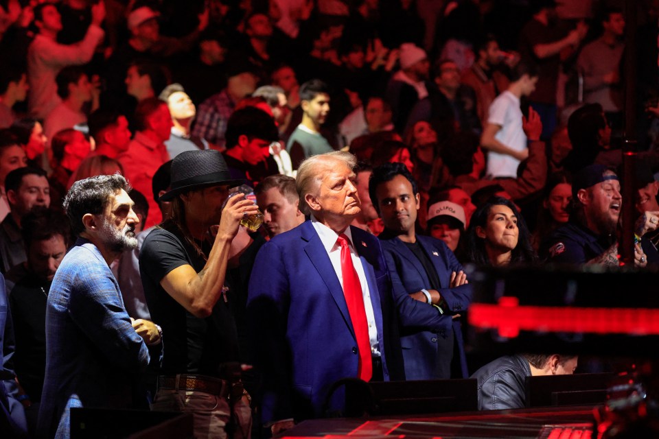 The President-Elect was cageside for UFC 309 last weekend