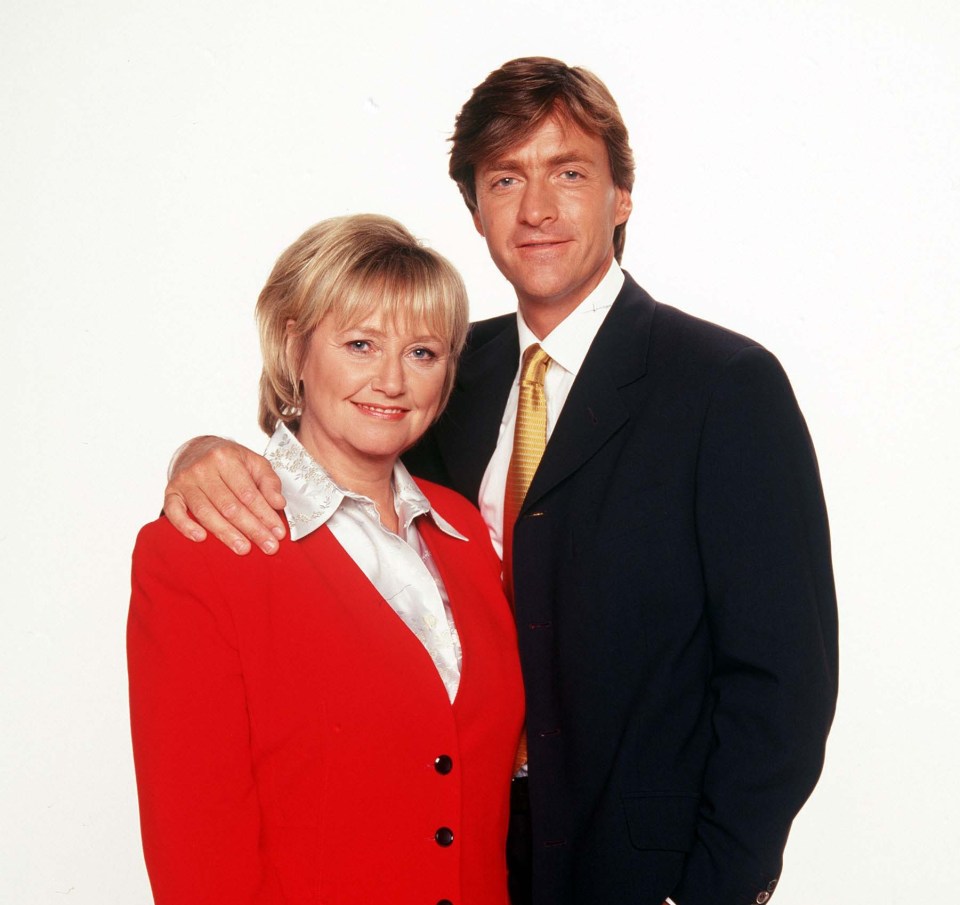 judy finnigan and richard madeley pose for a photo