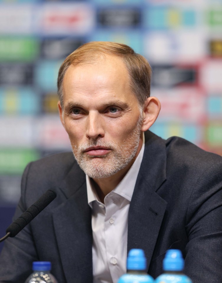 German football manager Thomas Tuchel is Unveiled as The New England senior squad manager at the England press conference held at Wembley Stadium in London. Pictured: thomas tuchel Ref: BLU_S7980231 161024 NON-EXCLUSIVE Picture by: Crystal Pix / SplashNews.com Splash News and Pictures USA: 310-525-5808 UK: 020 8126 1009 eamteam@shutterstock.com World Rights