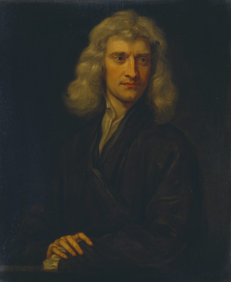 a painting of a man with long blonde hair