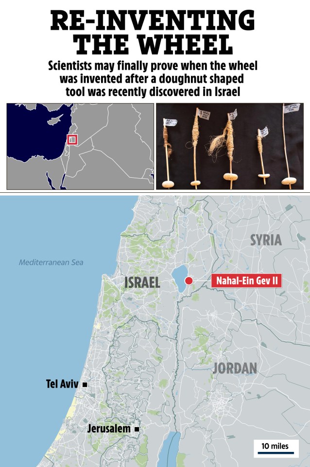 a map showing the location of nahal-ein gev ii