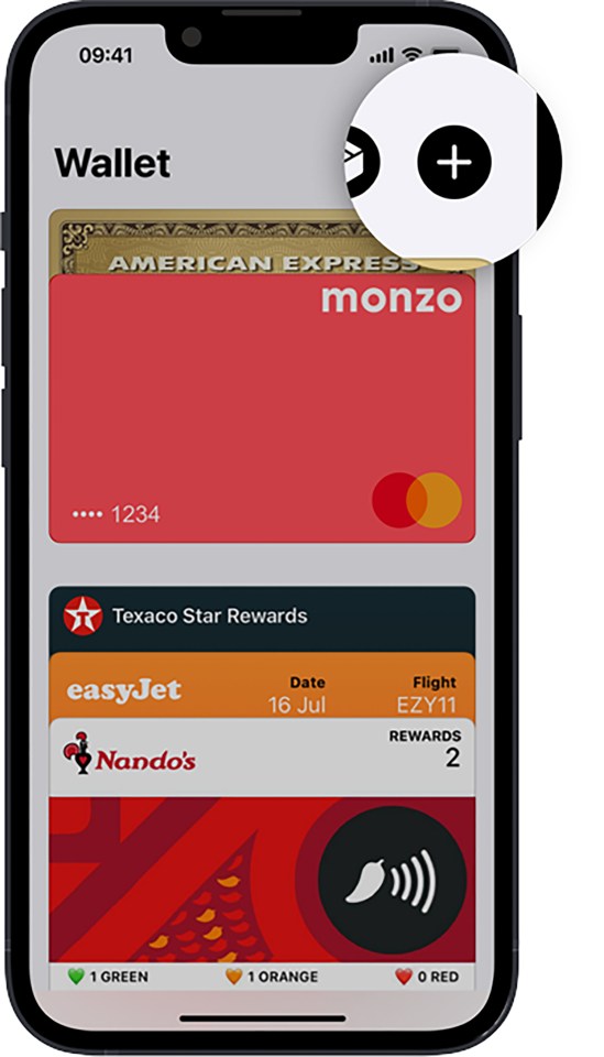 a phone with a wallet app open with a texas star rewards card