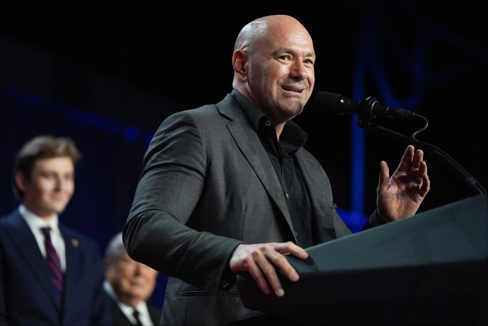 And the MMA mogul has been tipped for a position in Trump's government