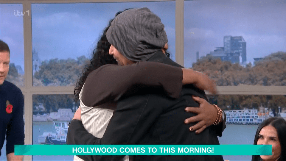 hollywood comes to this morning is displayed on the screen
