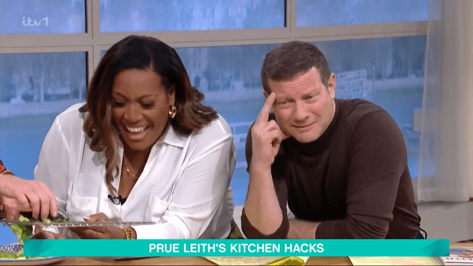 Alison Hammond was left in hysterics as Prue Leith's cooking segment failed on This Morning