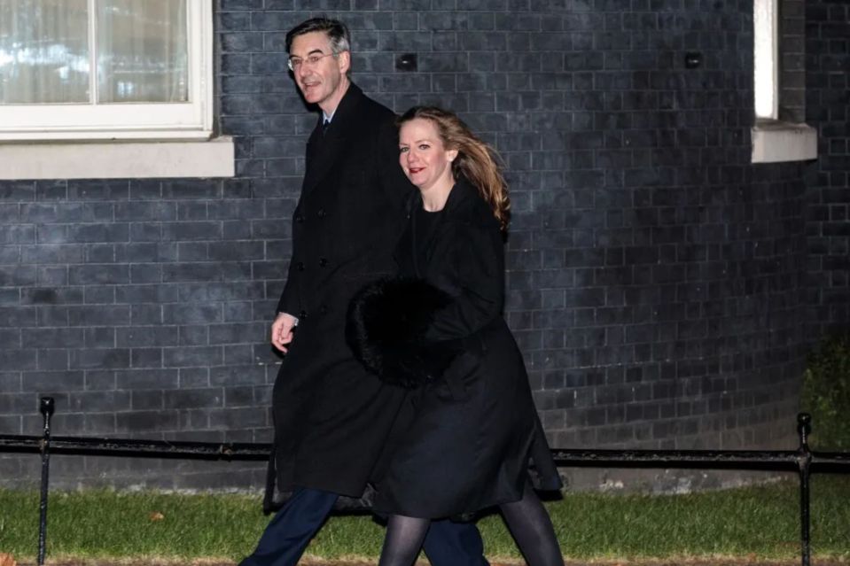 Jacob Rees-Mogg is married to Helena Anne Beatrice Wentworth Fitzwilliam de Chair