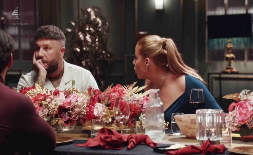 Married At First Sight UK fans turn on vile Polly as shocks co-stars by dropping C-bomb at final dinner party, Polly and Adam