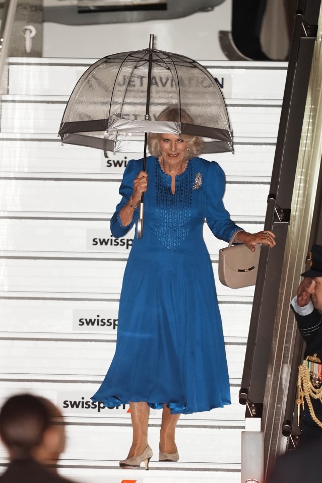 The 77-year-old royal arriving at Sydney on October 18