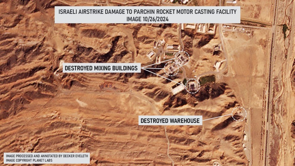 Satellite pics show Israel ‘crippled Iran’s nuclear bases' after the October 26 attack