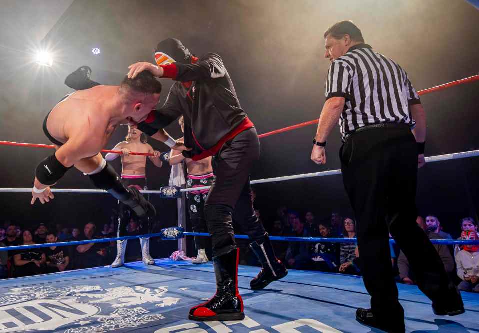 He threw himself around the ring