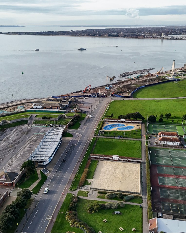 A seaside pier, D-Day museum and aquarium were evacuated after an unexploded bomb was found