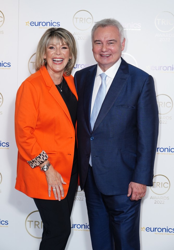 Ruth Langsford and Eamonn Holmes at the TRIC Awards 2022.