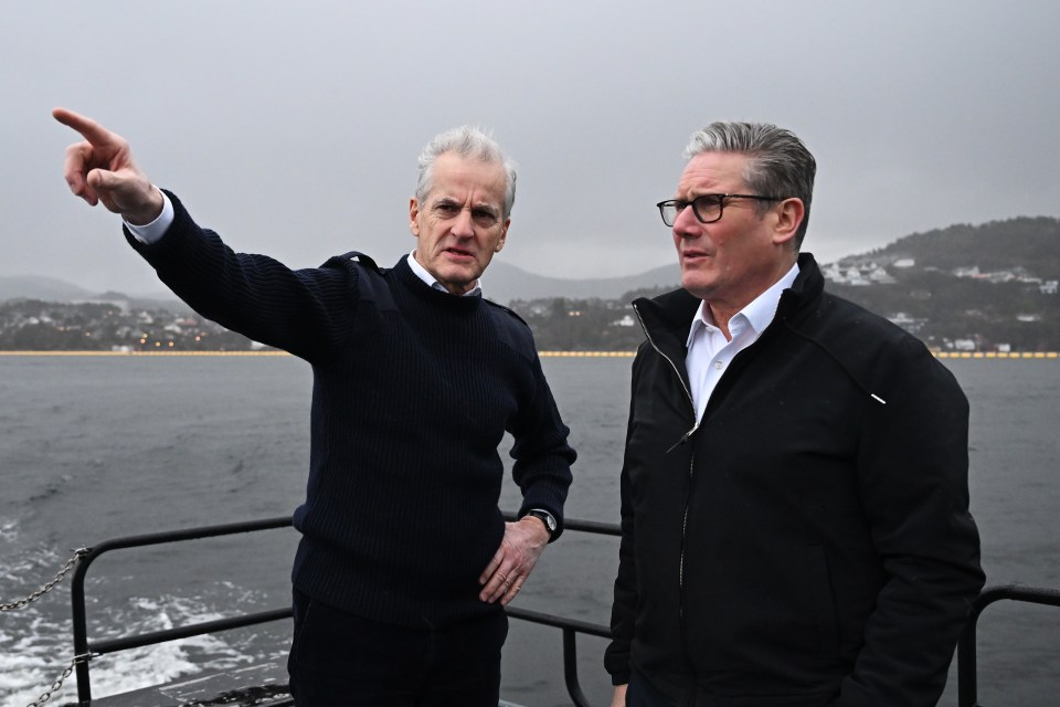 Keir Starmer and Jonas Gahr Støre during an official visit to Norway.