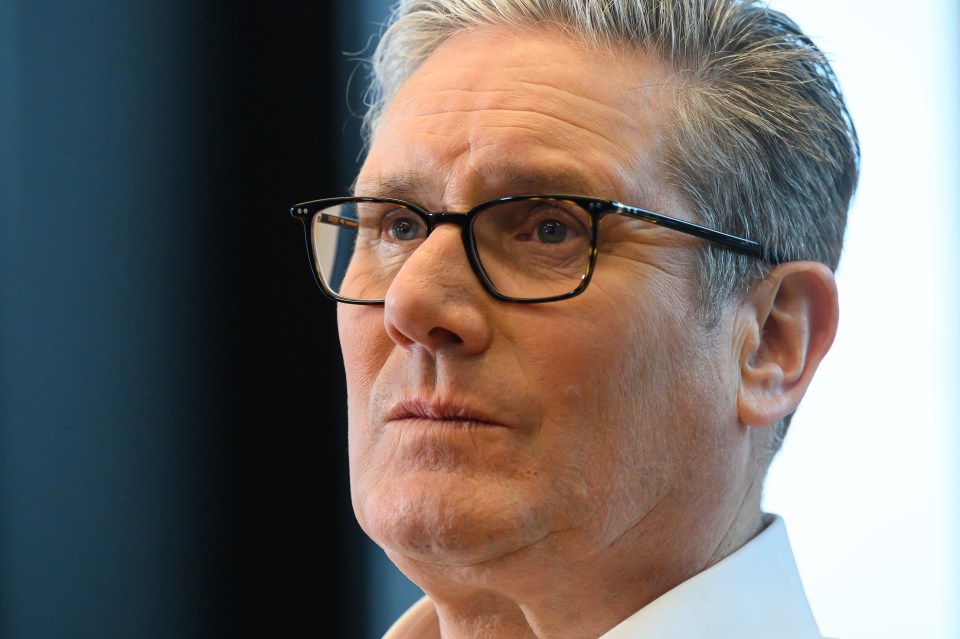 Close-up of Keir Starmer.