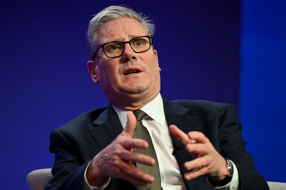 Keir Starmer speaking at the JEF Leaders’ Summit in Tallinn, Estonia.