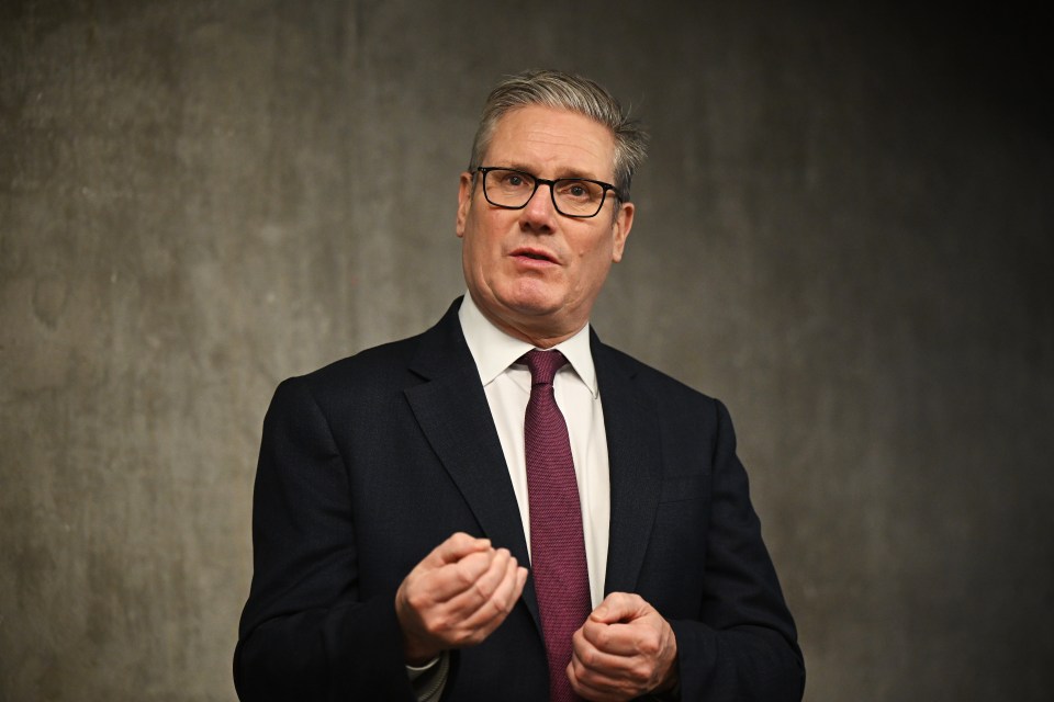 Keir Starmer, UK Prime Minister, speaking at a business event.