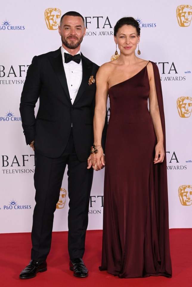 Mandatory Credit: Photo by David Fisher/REX/Shutterstock (14476377aa)..Matt Willis and Emma Willis..BAFTA Television Awards, Press Room, Royal Festival Hall, London, UK - 12 May 2024