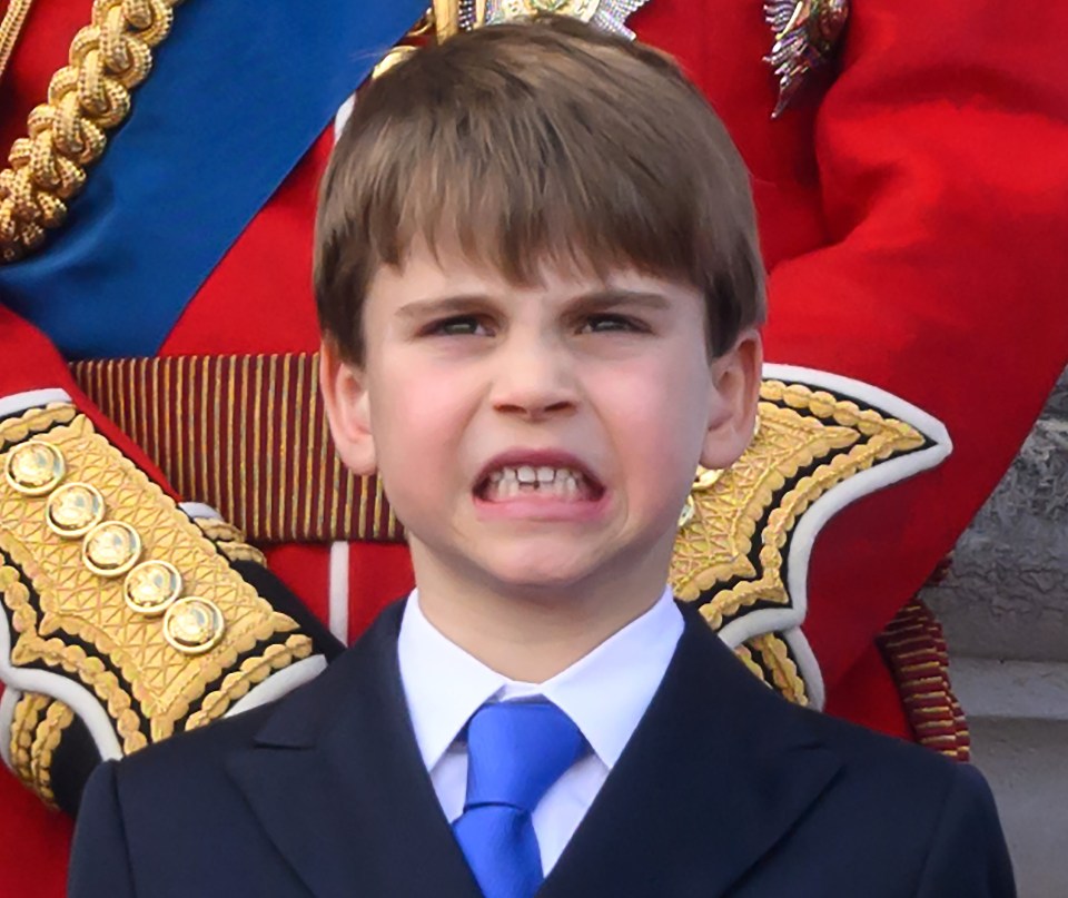 Prince Louis of Wales at Trooping the Colour.