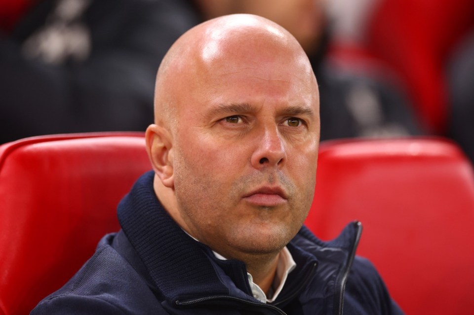 LIVERPOOL, ENGLAND - DECEMBER 26: Liverpool manager Arne Slot looks on during the Premier League match between Liverpool FC and Leicester City FC at Anfield on December 26, 2024 in Liverpool, England. (Photo by Chris Brunskill/Fantasista/Getty Images)