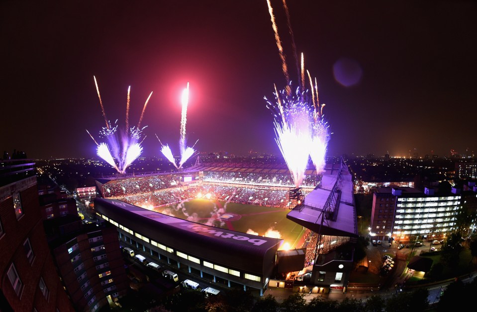 The Hammers paid their former home an emotional farewell