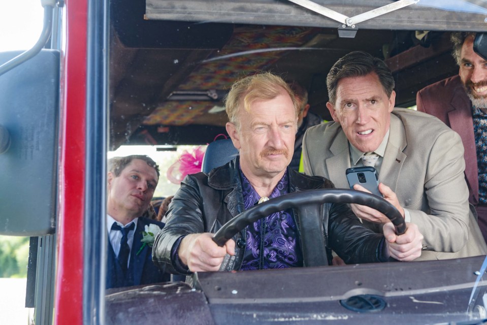 A scene from the TV show Gavin and Stacey.