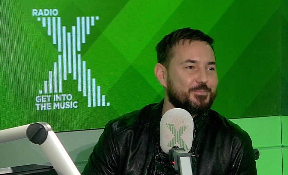 Martin Compston on The Chris Moyles Show on Radio X.